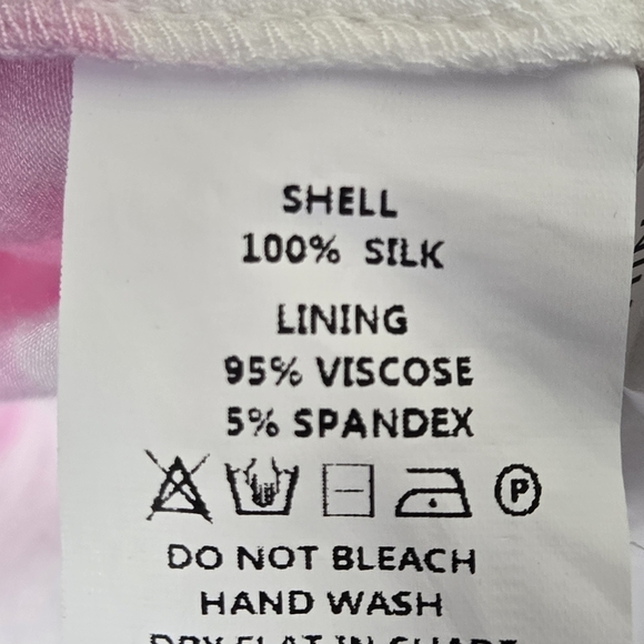 Fantazia 100% Silk Ombre Sheer Lace Fairycore Balletcore Whimsy Tunic Top Size M - Picture 8 of 10